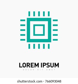 chip line vector icon