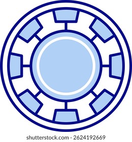 Chip Line vector Icon Design