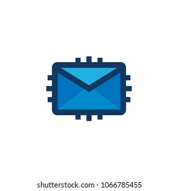 Chip Mail Logo Icon Design