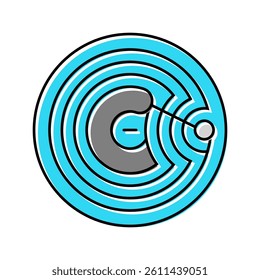 chip nfc technology color icon vector. chip nfc technology sign. isolated symbol illustration