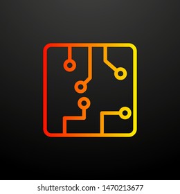 chip nolan icon. Elements of science set. Simple icon for websites, web design, mobile app, info graphics