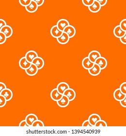 Chip pattern vector orange for any web design best