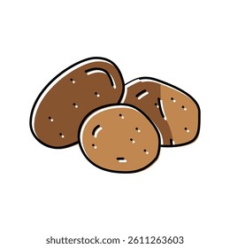 chip potato vegetable color icon vector. chip potato vegetable sign. isolated symbol illustration