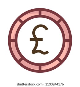 chip pound coin 