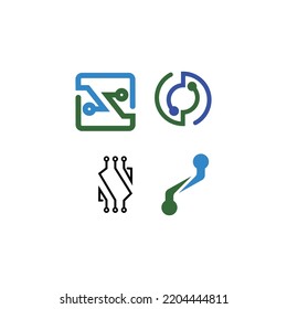 chip processor vector icon illustration design