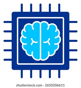 Conceito de Ilustração de Vetor de Ícone Simples de Chip