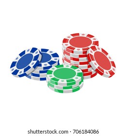 Chip, single icon in cartoon style.Chip, vector symbol stock illustration web.