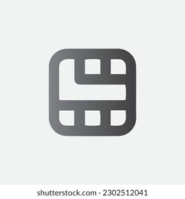 Ilustración vectorial de icono de símbolo de chip