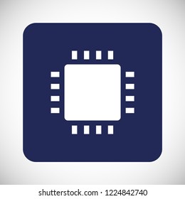 chip vector icon 10 eps