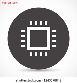 chip vector icon 10 eps