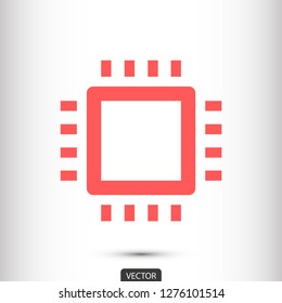 chip vector icon 10 eps