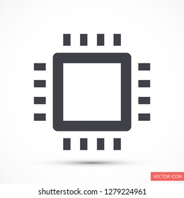 chip vector icon 10 eps