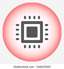 chip vector icon 10 eps