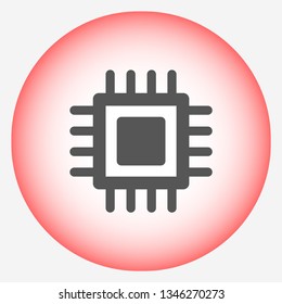 chip vector icon 10 eps