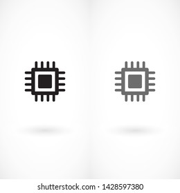 chip vector icon 10 eps  Flat design