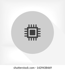 chip vector icon 10 eps , Lorem ipsum Flat design