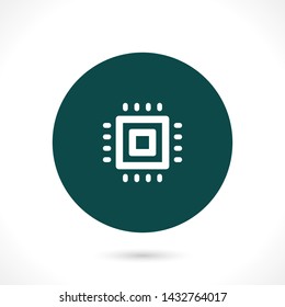 chip vector icon 10 eps , Lorem ipsum Flat design
