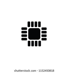 chip vector icon