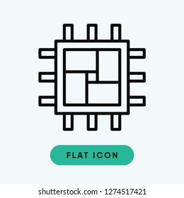 Chip vector icon