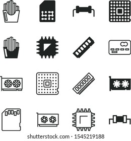 chip vector icon set such as: phone, commerce, connection, debit, smart, sd, credit, front, bank, money, cell, communication, clearing account, gigabyte, business, cellphone, dual, security code