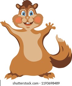 chipmunk. animal. cartoon