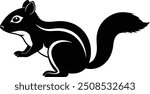  chipmunk this is a editable eps file vector silhouette illustration