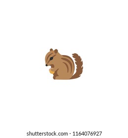 Chipmunk Vector Flat Icon