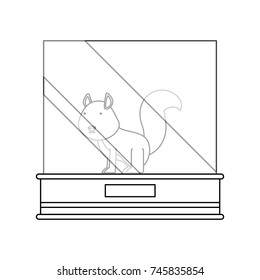 chipmunk vector illustration