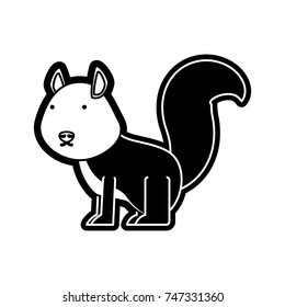chipmunk vector illustration