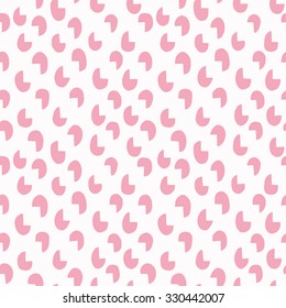 Chipped circles background. Seamless pattern. Vector.