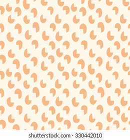 Chipped circles background. Seamless pattern. Vector.