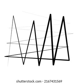 chipped, cracked, shattered, splinter shape, design element  random angular geometric abstract art  Random structure of angular and geometric line elements  Irregular Abstract Line Element Vector