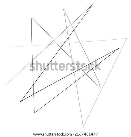 chipped, cracked, shattered, splinter shape, design element  random angular geometric abstract art  Random structure of angular and geometric line elements  Irregular Abstract Line Element Vector