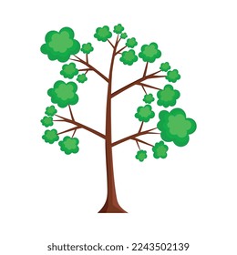 icono del bosque de la planta de árboles troceados