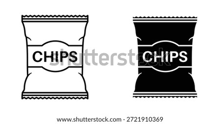chips bag or pouch icon