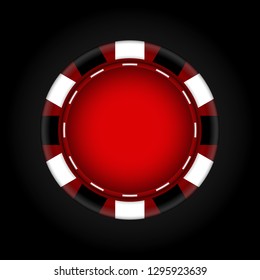 Chips for the casino. Gambling. Vector  Illustration. EPS10