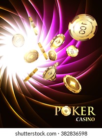 Chips, the concept of a casino.