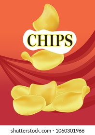 Chips package design, vector