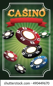 Chips for poker and casino game design