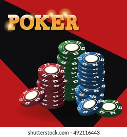 Chips for poker and casino game design