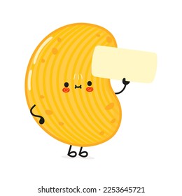 Chips poster character. Vector hand drawn cartoon kawaii character illustration. Isolated white background. Crisps and poster