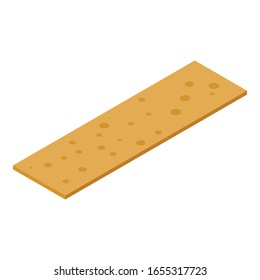 Chips potato bar icon. Isometric of chips potato bar vector icon for web design isolated on white background