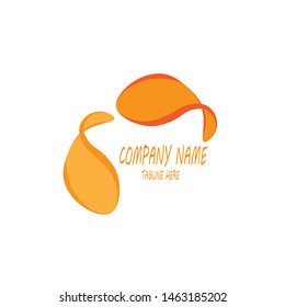 chips potato icon logo design