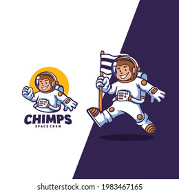 Logo de Chips Space Character Mascot