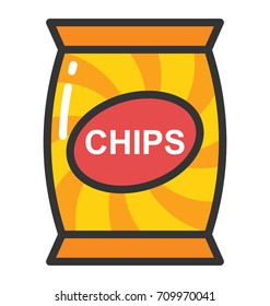 Chips Vector Icon