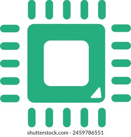 chipset icon design eps 10