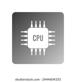Icono de chipset Plantilla de Vector diseño de logotipo