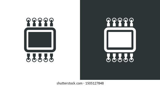 Chipset Illustration Symbol Icon Vector