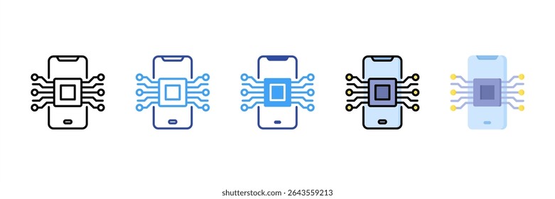 Chipset Multi Style Icon Set