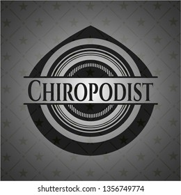 Chiropodist dark emblem
